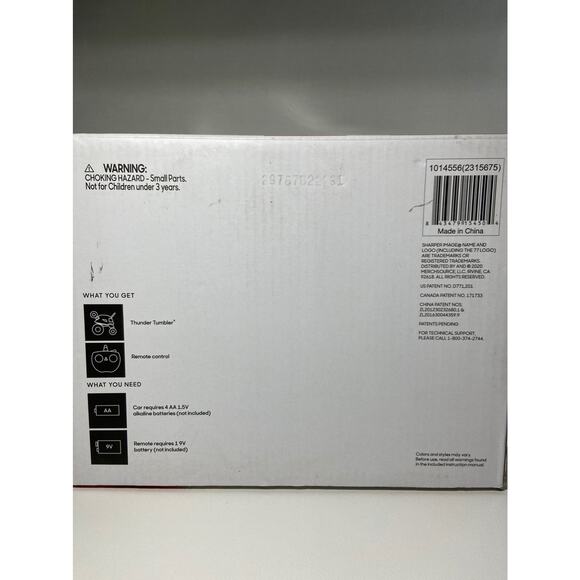 Sharper Image Thunder Tumbler Remote Control 360 Spinning Car, Black - Picture 4 of 5